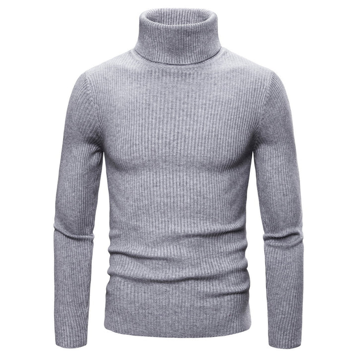 Herren Warmer Rollkragenpullover aus feinem Strick Echoarchiv