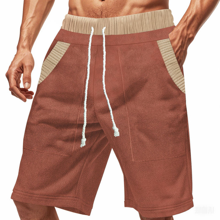 Herren lässige Sport-Shorts mit elastischem Bund und praktischen Taschen Echoarchiv