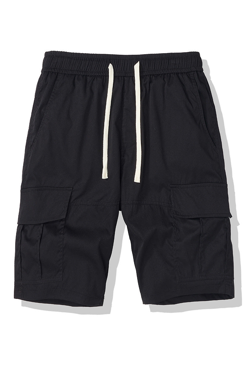 Herren Cargo-Shorts mit elastischem Bund und mehreren Seitentaschen Echoarchiv