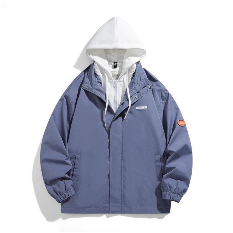 Damen Modische Übergangsjacke mit Kapuze und verstellbaren Bündchen Echo Archiv