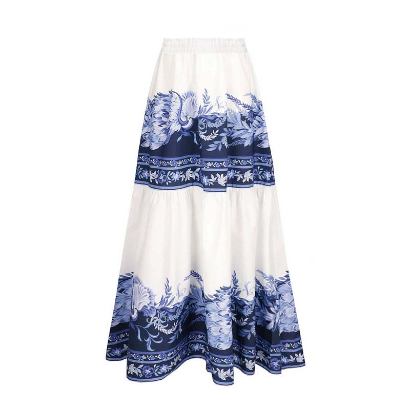 Damen Einteiler Badeanzug mit floralem Design und V-Ausschnitt Echo Archiv
