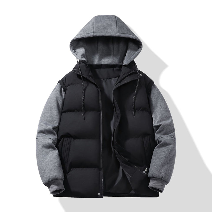Herren Multifunktionale Steppjacke mit Kapuze Echoarchiv