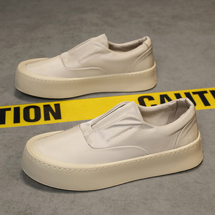 Damen Plateauslipper-Sneaker mit elastischer Schlupfpassform und dicker Gummi-Plateausohle Echoarchiv