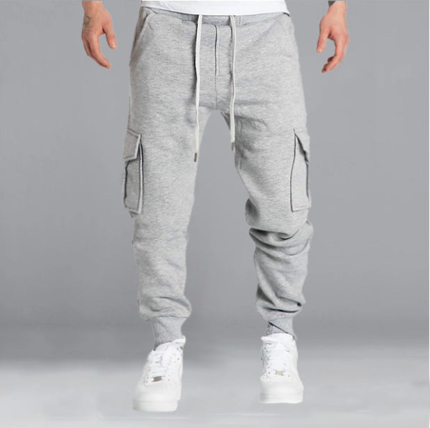 Herren stylische Cargo-Hose mit elastischem Bund und praktischen Seitentaschen Echoarchiv