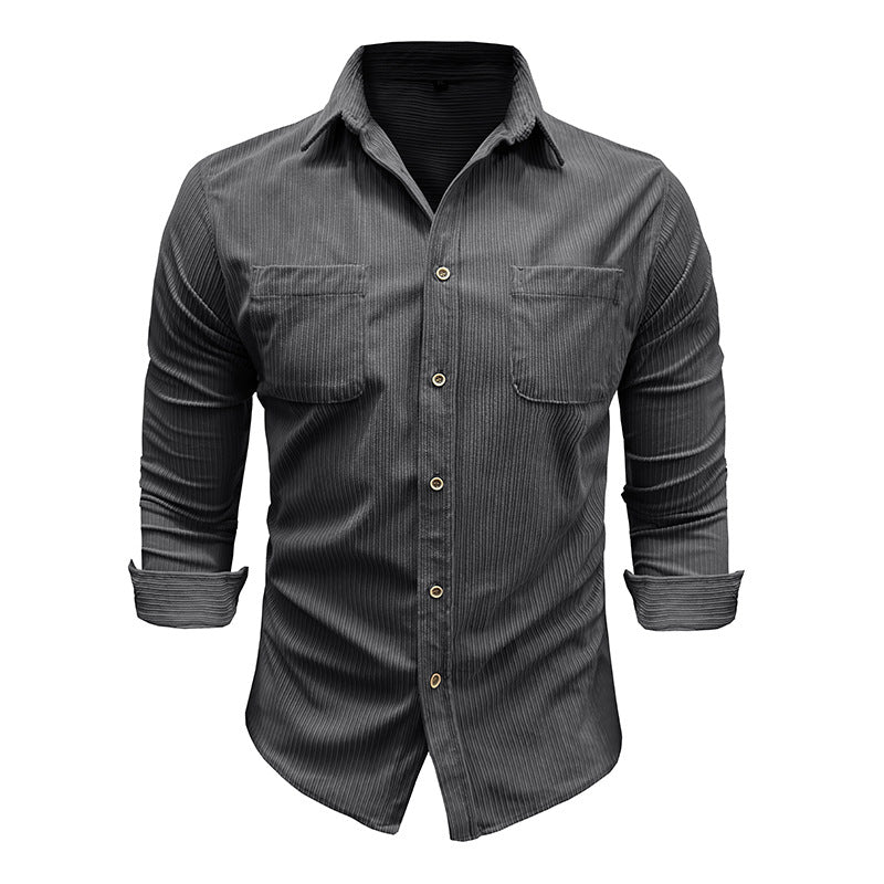 Herren Freizeithemden mit leicht gewelltem Design Echoarchiv