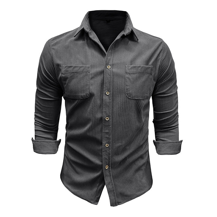 Herren Freizeithemden mit leicht gewelltem Design Echoarchiv