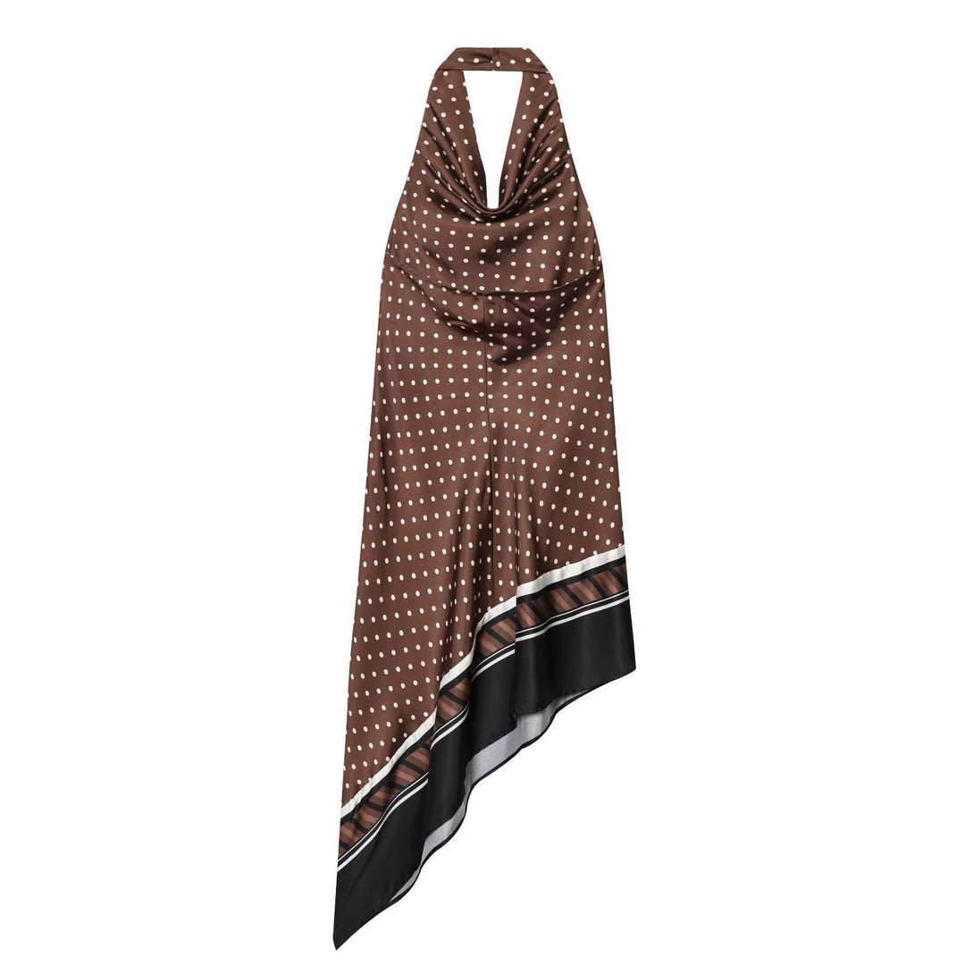 Damen Schal im eleganten Design mit Punkten und kontrastierenden Akzenten Echo Archiv