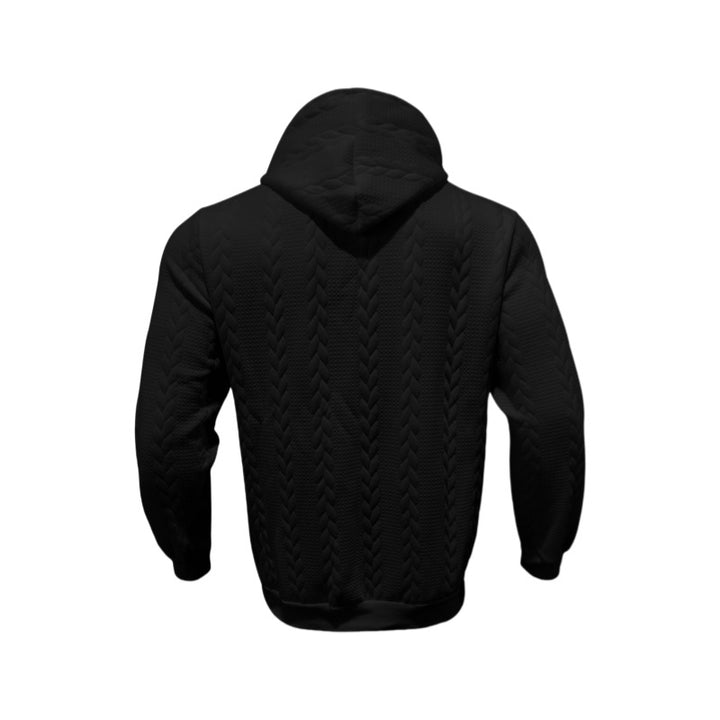 Herren Thermo Kapuzenpullover mit strukturiertem Innenfutter und praktischen Taschen Echoarchiv