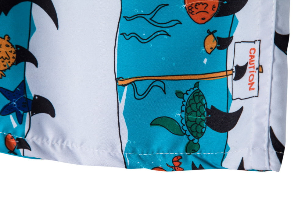Herren Badeshorts mit exklusivem maritimem Design Echoarchiv