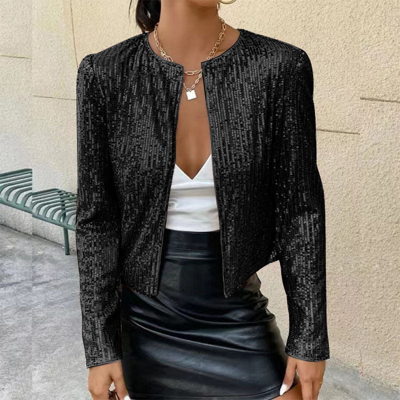 Damen Glitzernde Strickjacke Echoarchiv