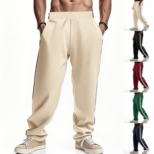 Herren Freizeit-Jogginghose mit seitlichen Streifen und elastischem Bund Echoarchiv