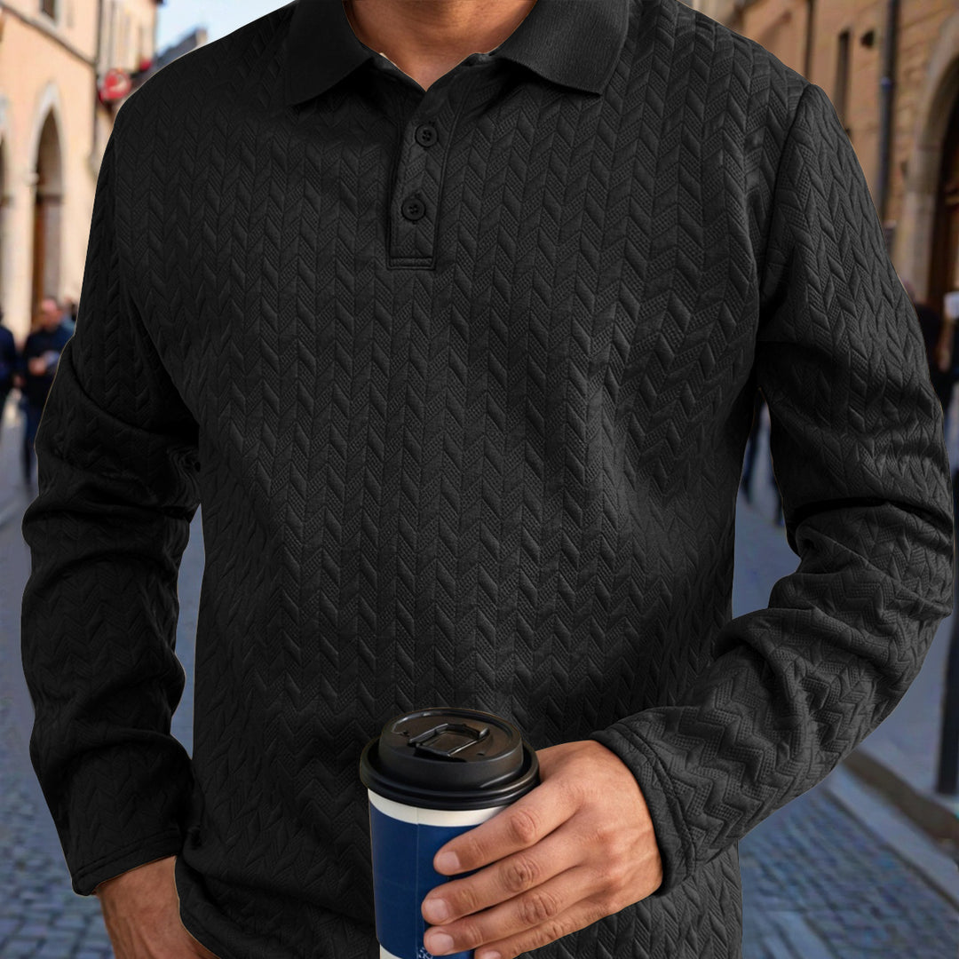 Herren Langarm Poloshirt Echoarchiv