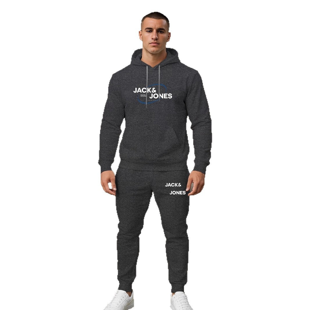 Herren Freizeit Hoodie und Jogginghose Set Echoarchiv