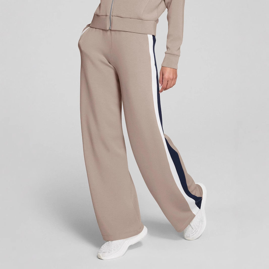 Damen Sportliche lange Hose mit seitlichen Kontraststreifen Echo Archiv