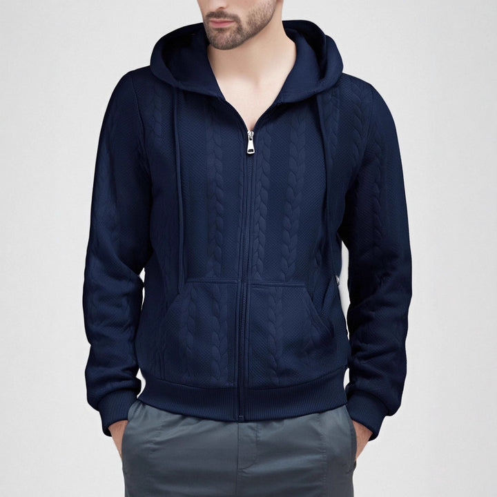 Herren Strickjacke mit Kapuze Echoarchiv