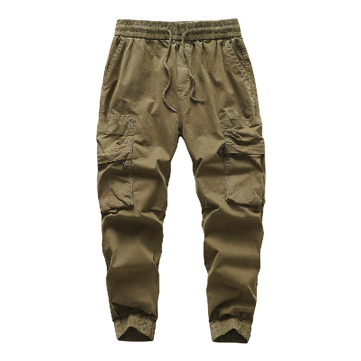 Herren Robust-Canvas Cargo-Jogger mit elastischem Komfortbund, Sicherheits-Pattentaschen und Knieabnähern Echo Archiv