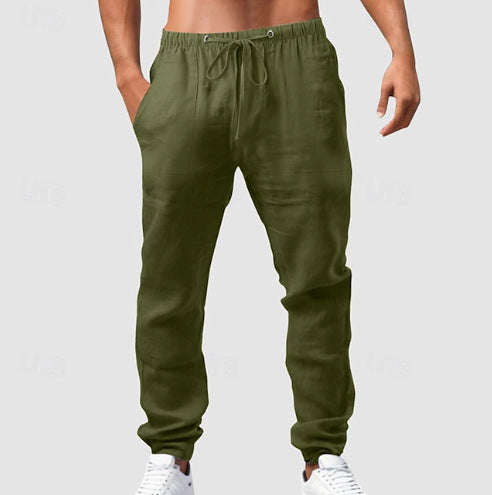 Herren Baumwoll-Jogginghose mit elastischem Bund und praktischen Taschen Echoarchiv