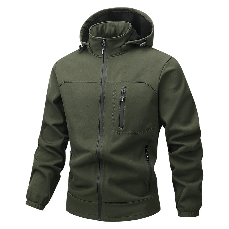 Herren Funktionale Sportjacke mit Kapuze und Jogginghose Echo Archiv