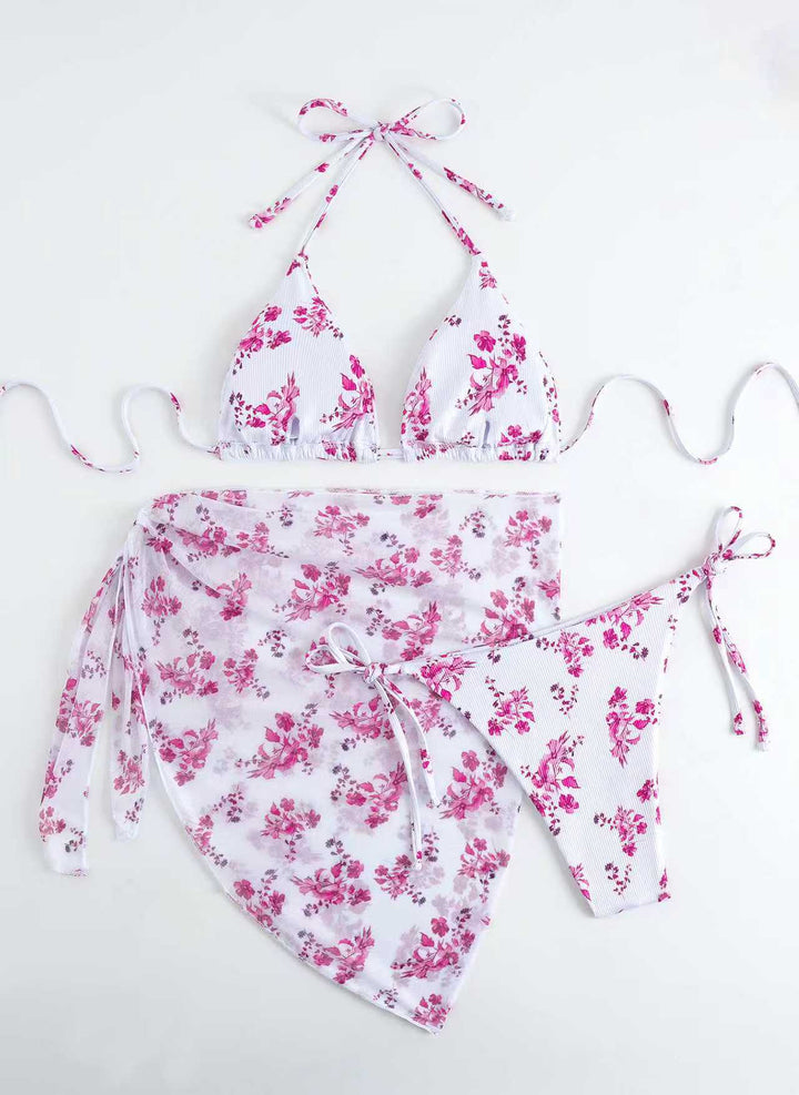 Damen Bikini-Set mit floralem Wickelrock Echo Archiv