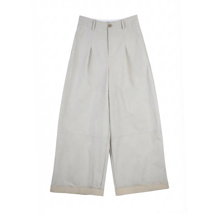 Damen Modische Chinohose mit weitem Schnitt Echo Archiv