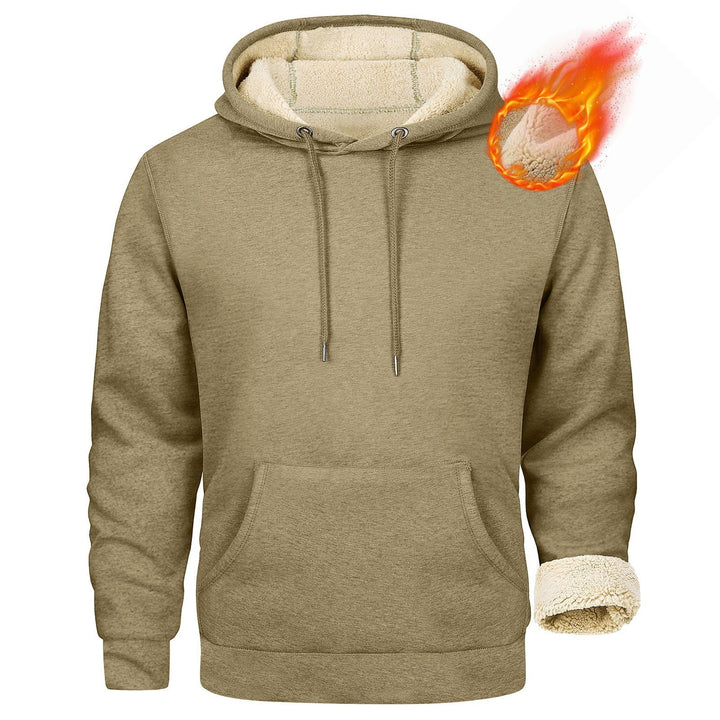 Herren Fleece-Kapuzenpullover mit innenliegendem Kuschelfutter Echoarchiv