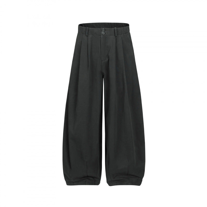 Damen Weite High‑Waist Bundfaltenhose mit ballonförmiger Silhouette Echo Archiv