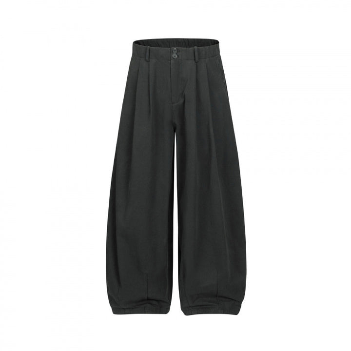 Damen Weite High‑Waist Bundfaltenhose mit ballonförmiger Silhouette Echo Archiv