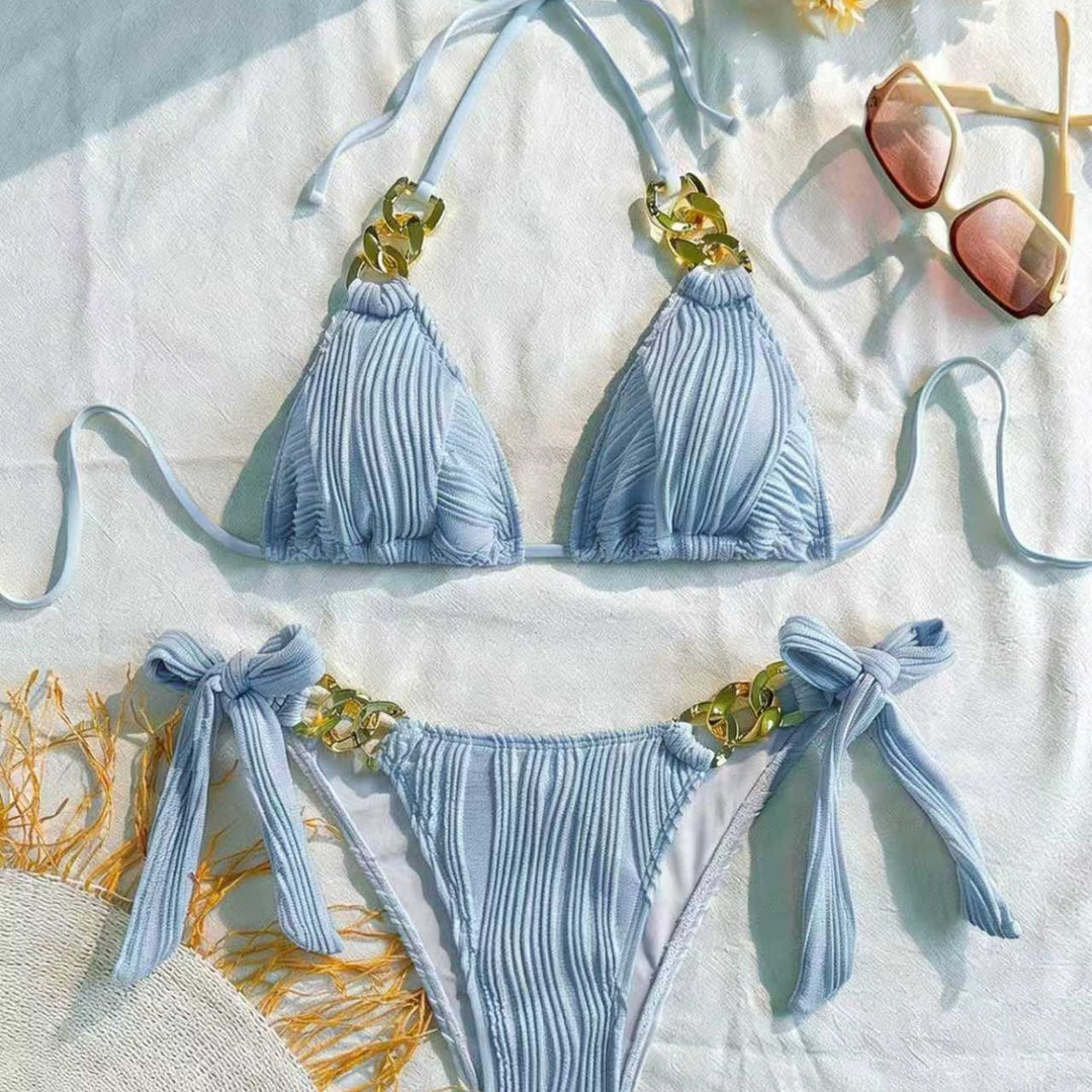 Damen Triangel-Bikini mit elegantem Ketten-Detail Echo Archiv
