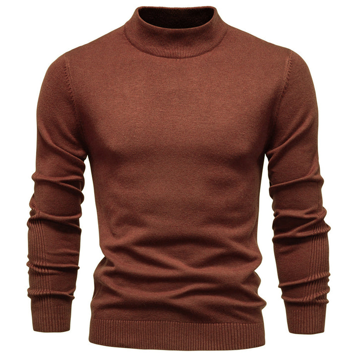 Herren Rollkragenpullover aus weichem Strickmaterial mit feiner Rippstruktur Echoarchiv
