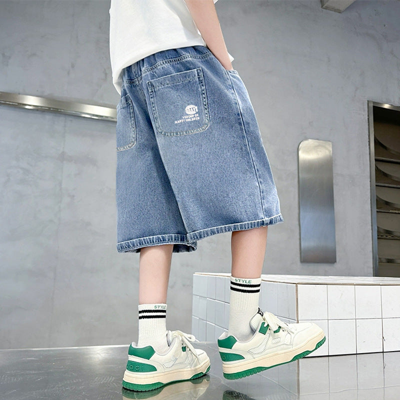 Jungen lässige Denim-Shorts im modernen Stil Echo Archiv