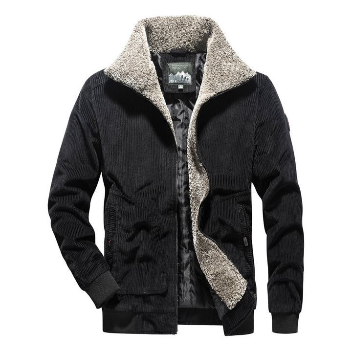 Herren Lässige Cordjacke mit warmem Teddyfutter Echo Archiv