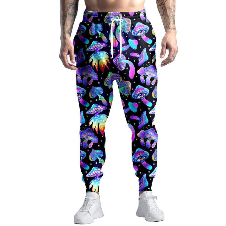 Herren Sportliche Jogginghose mit kreativem Mustermix Echoarchiv