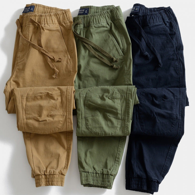 Herren Cargo-Hose mit elastischem Bund, praktischen Taschen und verstärkten Knien Echoarchiv