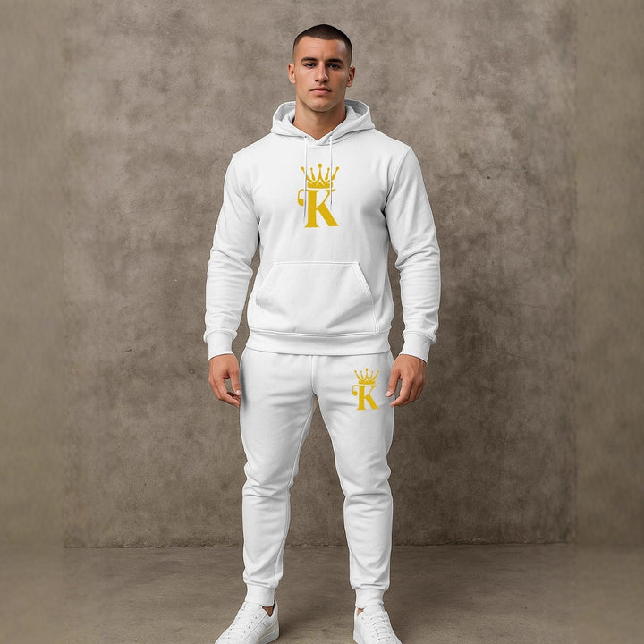 Herren bequemer Hoodie und Jogginghose Set Echoarchiv