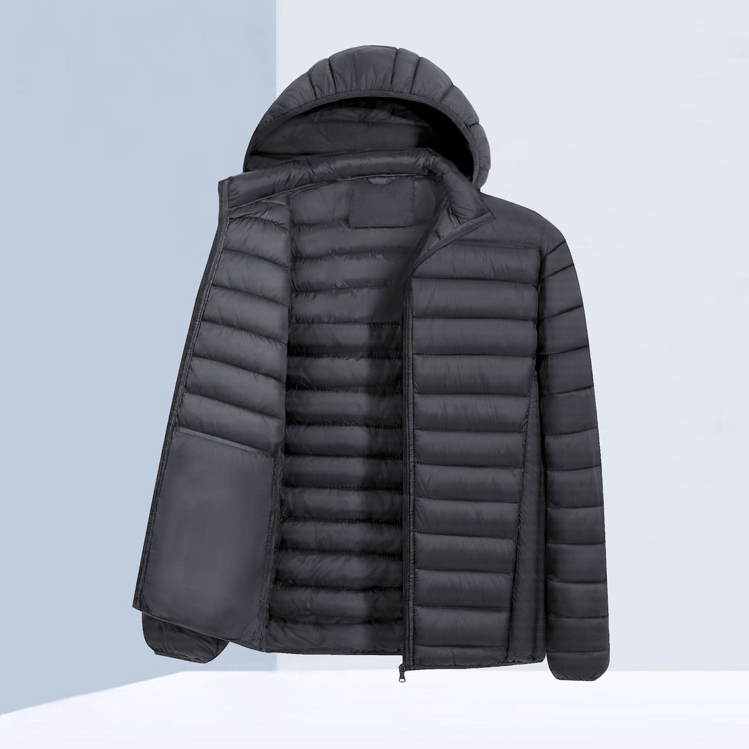 Herren Leichte Steppjacke mit Kapuze Echoarchiv
