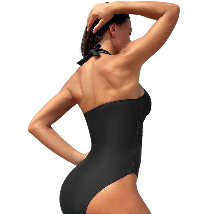 Damen Einteiliger Badeanzug mit stylishen Mesh-Elementen Echo Archiv