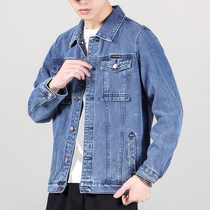 Herren klassische Denim-Jacke Echoarchiv