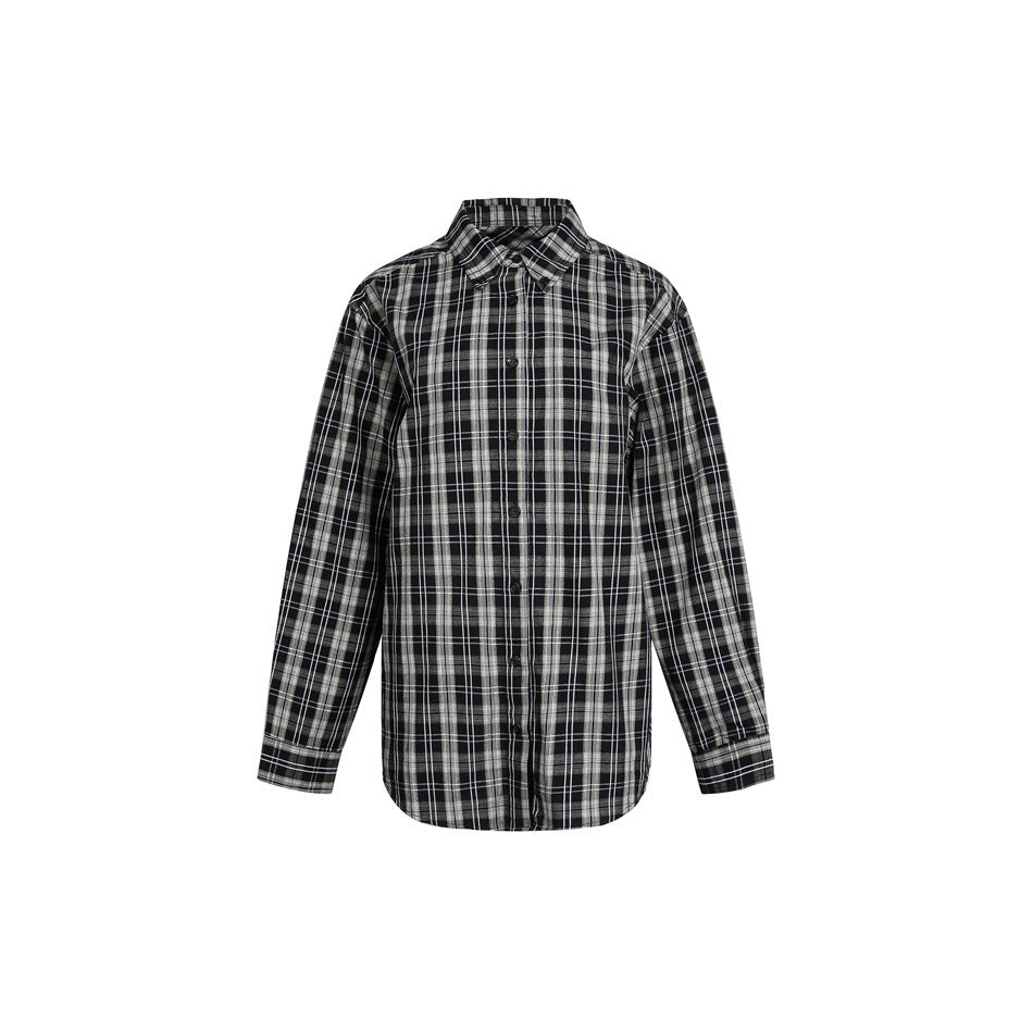 Herren Relaxed-Karohemd aus weichem Brushed‑Flanell mit verlängertem Rücken und Rundsaum Echoarchiv