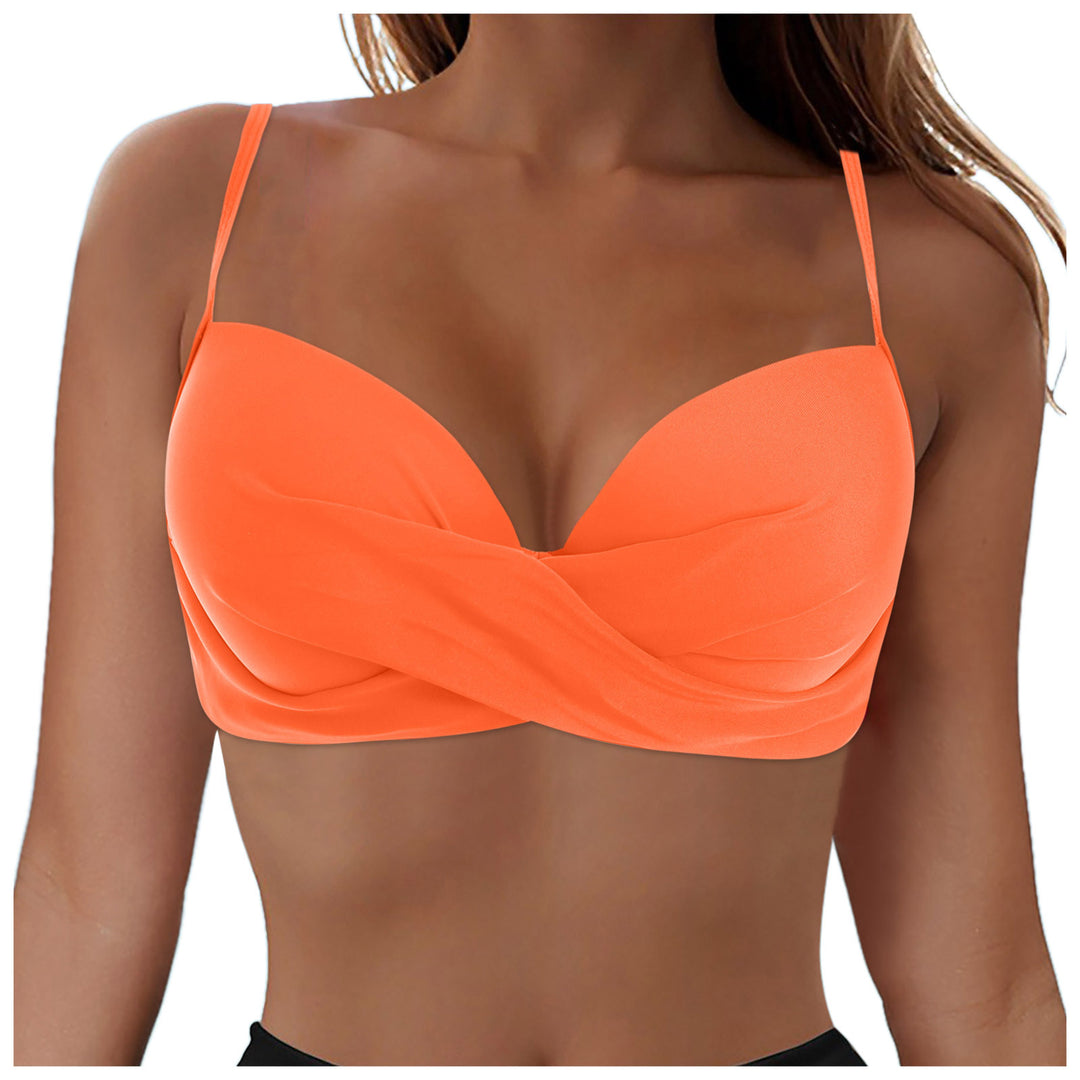 Damen Elegantes Bikinioberteil mit Wickeldesign Echo Archiv