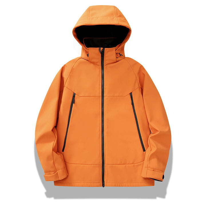 Herren Softshell-Outdoorjacke mit Kapuze wind- und wasserabweisend Echo Archiv