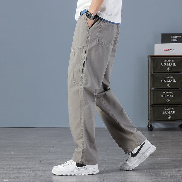 Herren Weite Utility-Cargohose mit geradem Bein, Mehrfachtaschen & lockerer Passform Echo Archiv