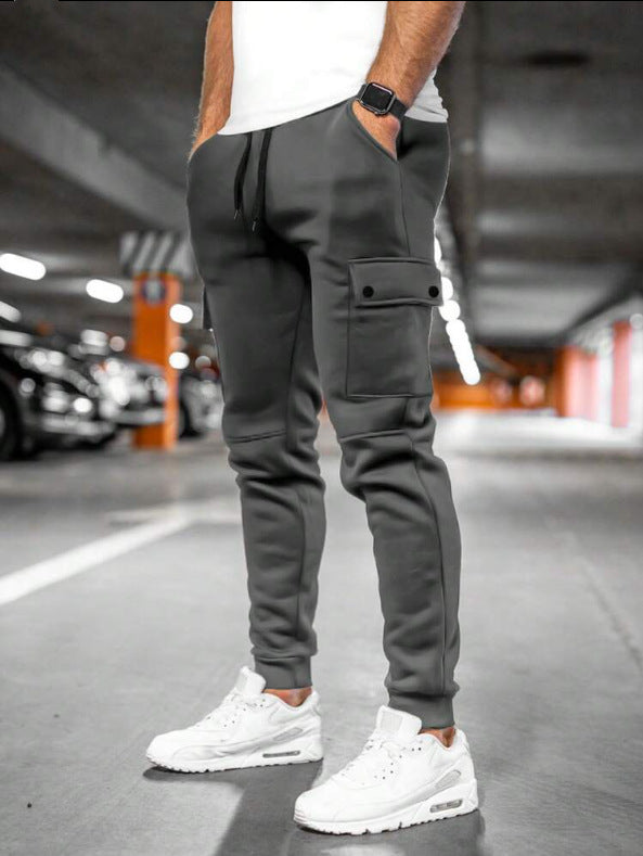 Herren Sportliche Cargo-Joggerhose mit praktischen Seitentaschen Echoarchiv