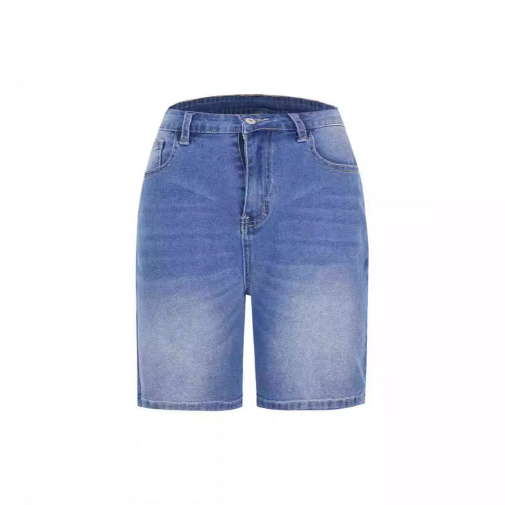 Damen Denim-Shorts mit lässigem Schnitt und lässigen Details Echo Archiv