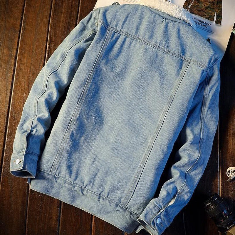 Damen Trendige Jeansjacke mit weichem Futter Echoarchiv