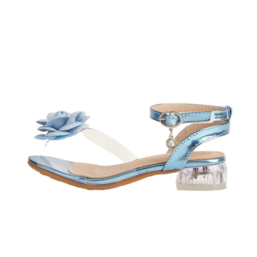 Mädchen Elegante Sandalen mit niedlichem Blumenmotiv Echo Archiv