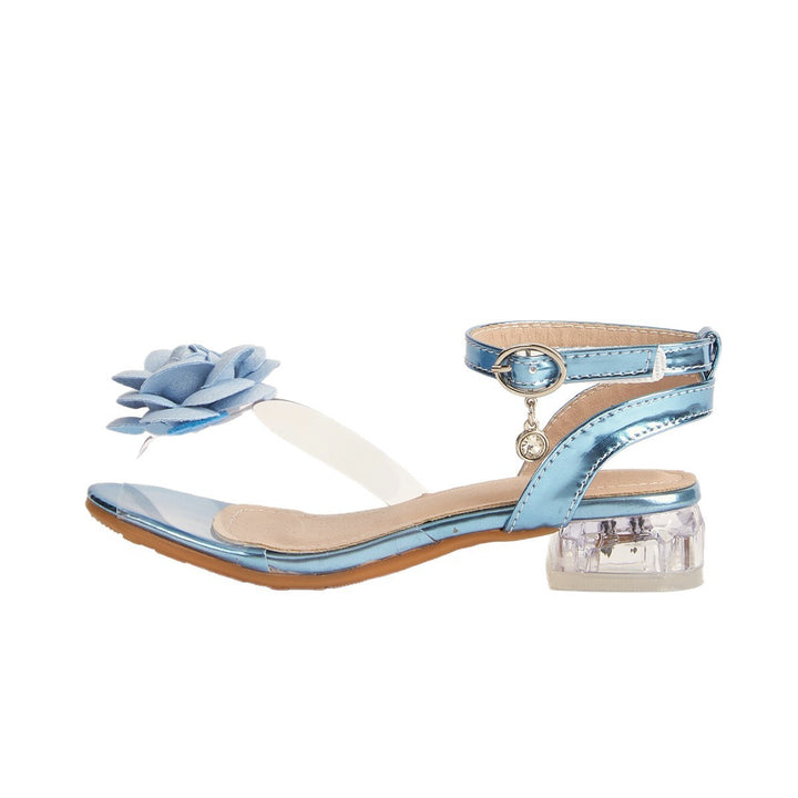 Mädchen Elegante Sandalen mit niedlichem Blumenmotiv Echo Archiv