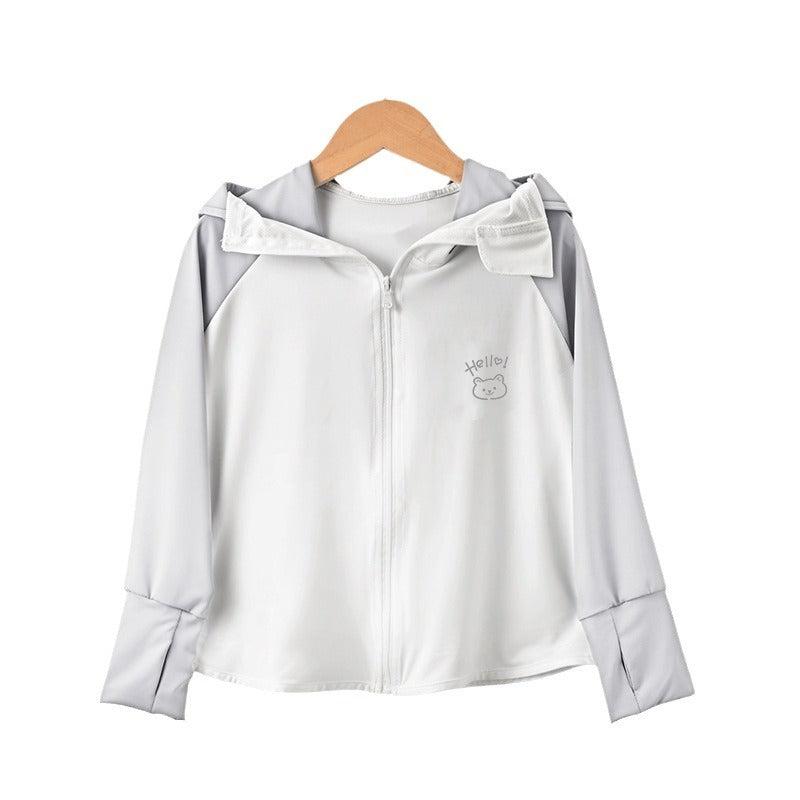 Damen atmungsaktive UV-Schutzjacke mit Kapuze Echo Archiv