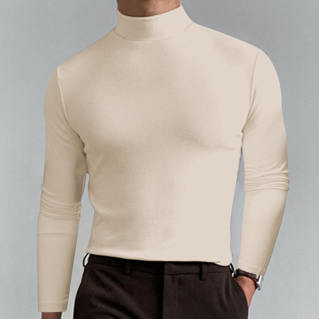 Herren Hochwertiger Rollkragenpullover Echoarchiv