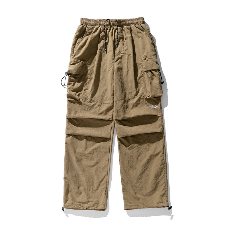 Unisex Technische Outdoor-Cargohose mit elastischem Bund, verstellbaren Beinabschlüssen und Mehrfachtaschen Echo Archiv