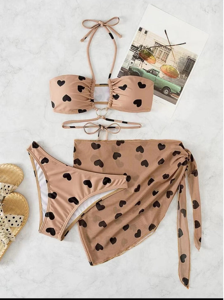 Damen Bikini-Set mit herzchenmuster Echo Archiv